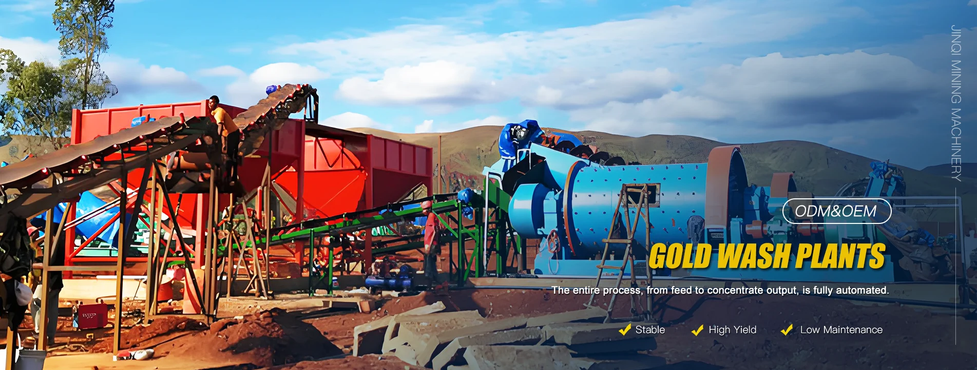 Tovarna visokozmogljivih naprav za pranje zlata