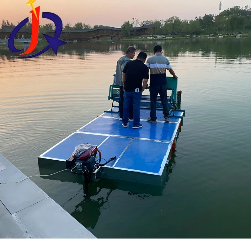 Kako majhen mini vodni kombajn za plevel izboljša odstranjevanje plevela v majhnih vodnih poteh?
