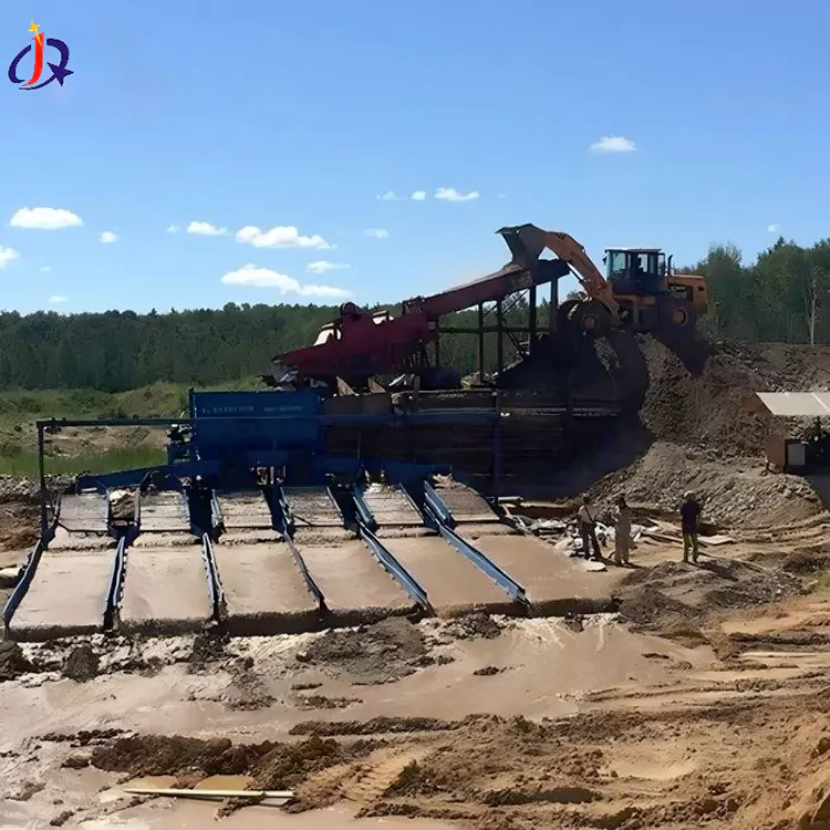 Naprave za izpiranje glinenega aluvialnega zlata